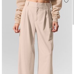 NWT ALO YOGA High Waist Dreamscape Trouser Regular Macademia